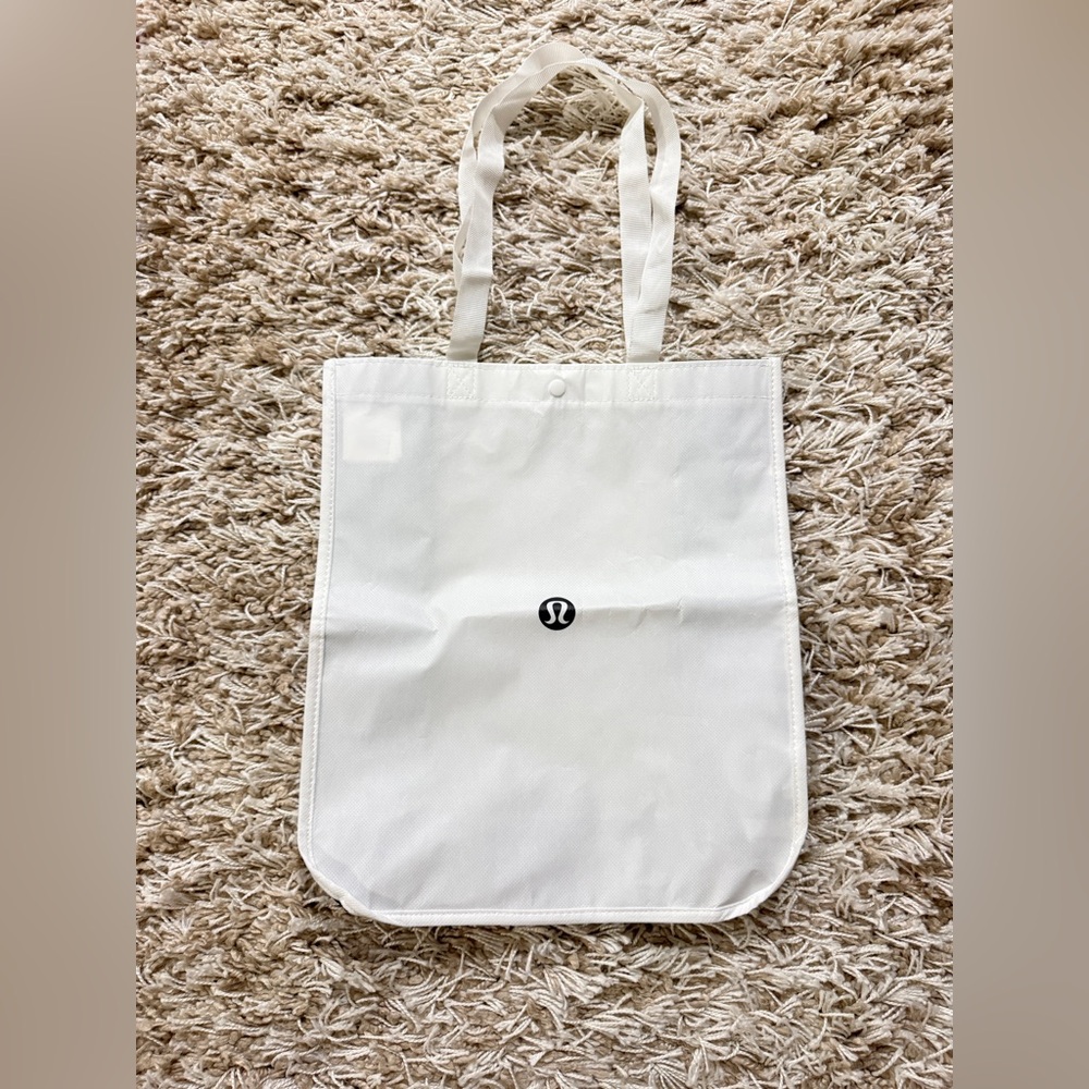 Lululemon White Tote Bag